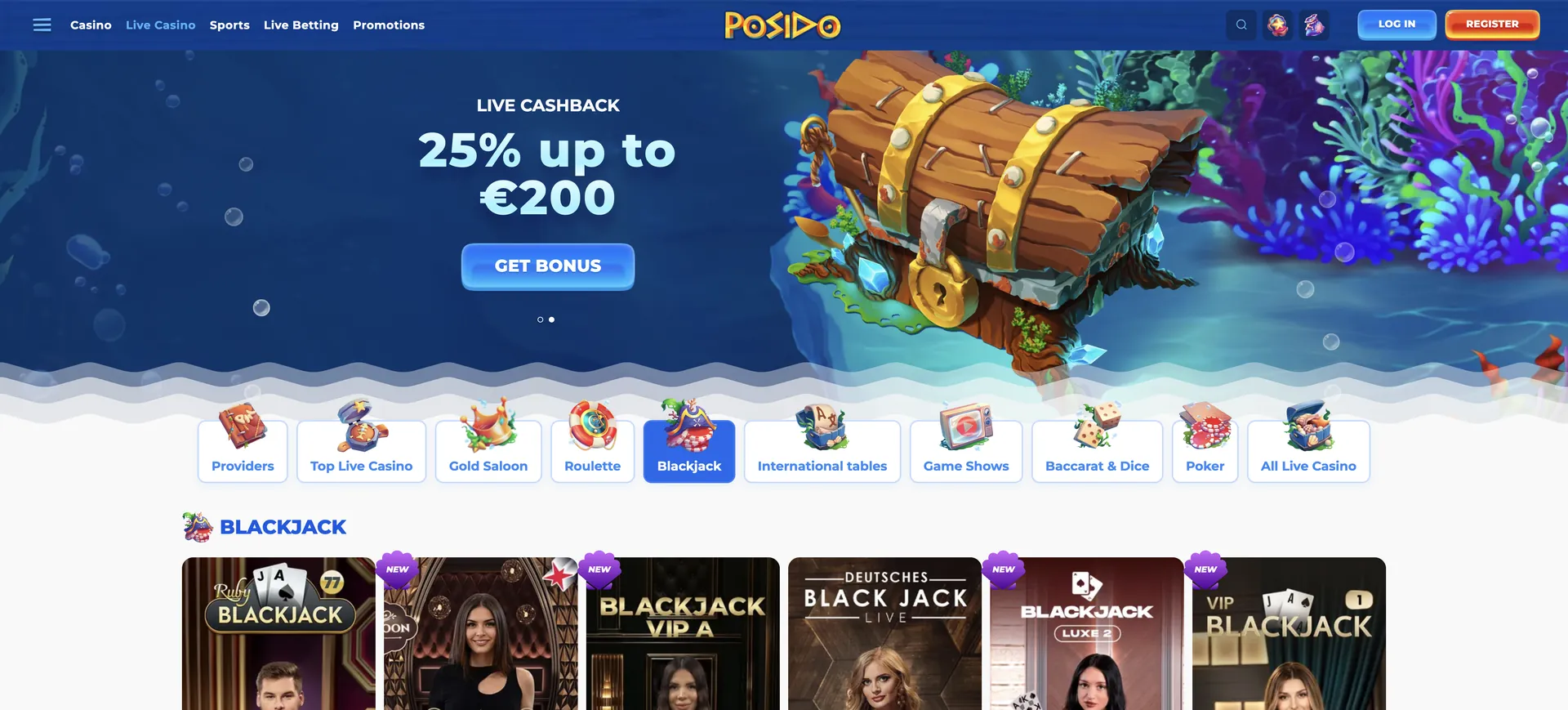Blackjack Posido Casino: Blackjack