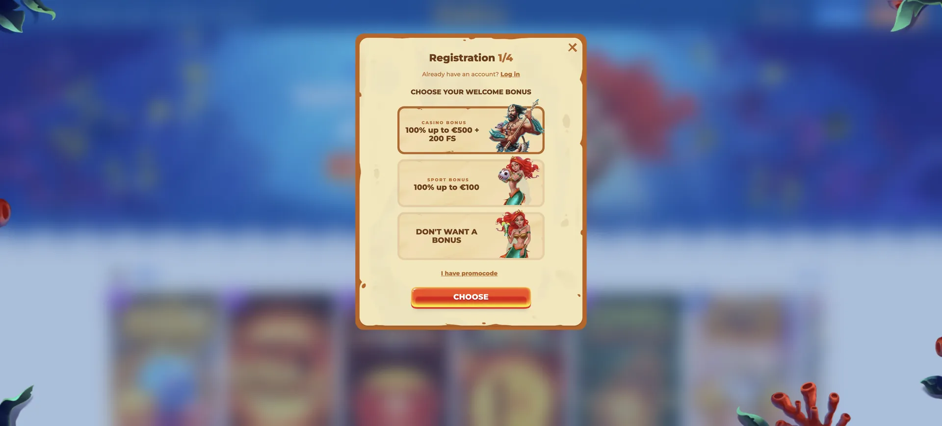 Deposit Posido Casino: Deposit