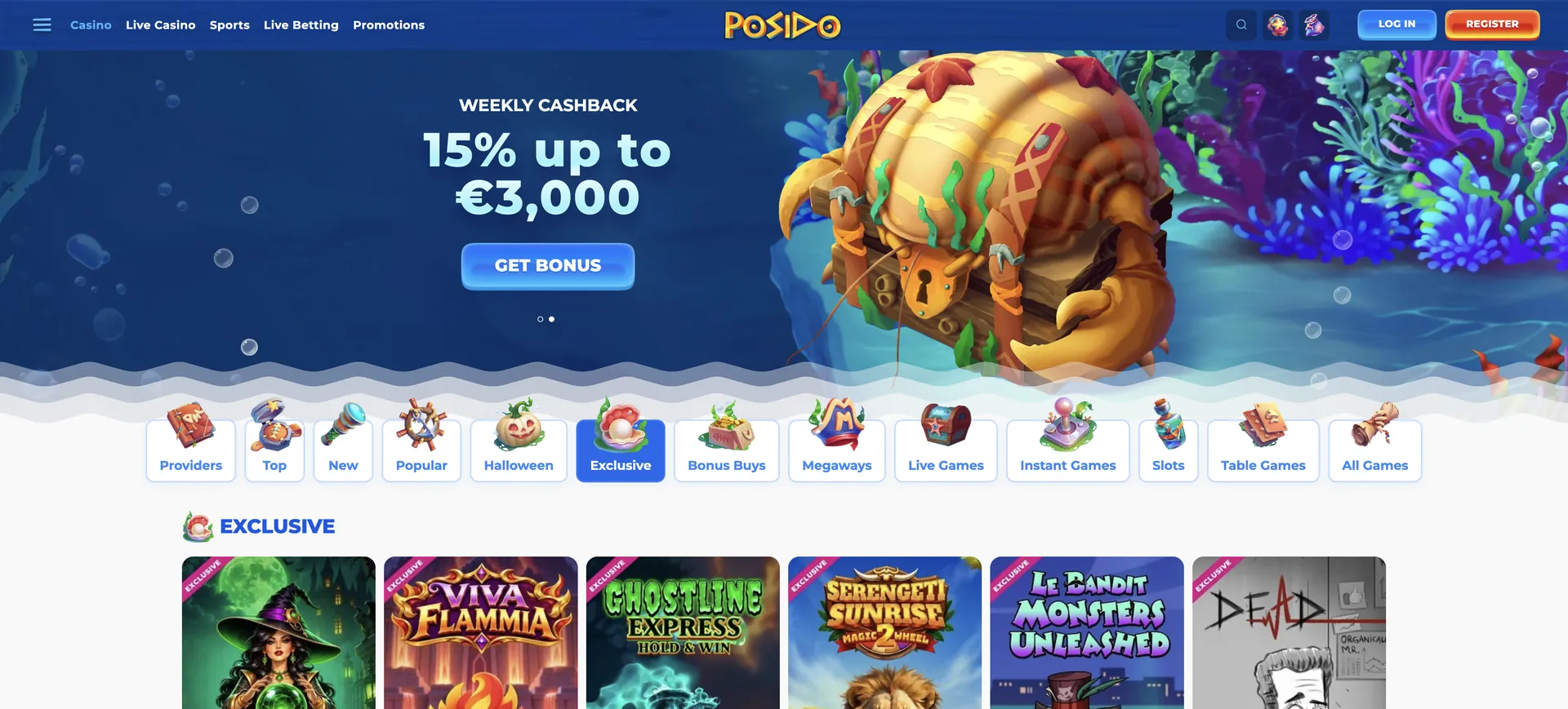 Exclusive Posido Casino: Exclusive