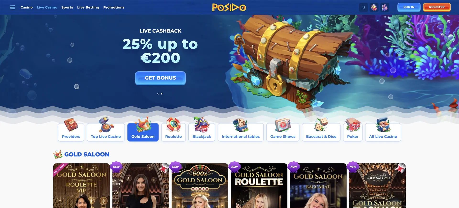 Gold Saloon Posido Casino: Gold Saloon