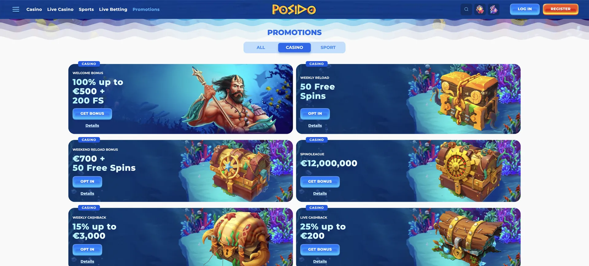 Casino Posido Casino Bonus